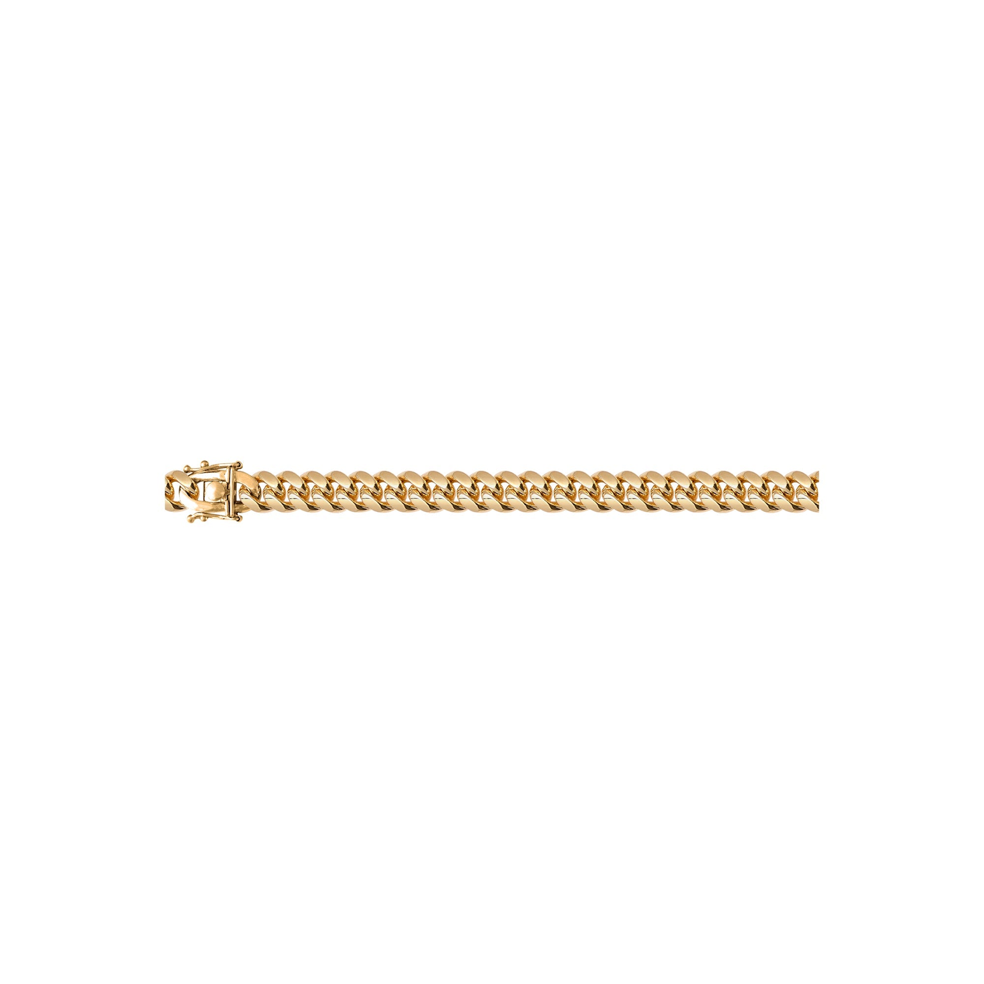 Gold Cuban Chain Bracelet, Florence Collection