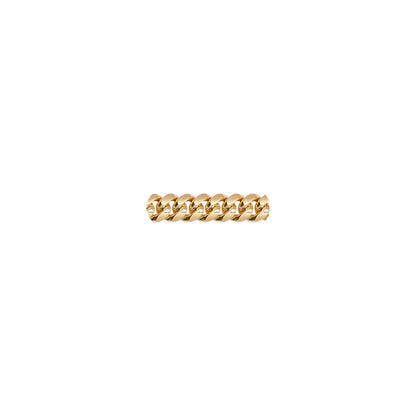 14K Solid Gold Miami Cuban Box Lock Bracelet 5,00mm