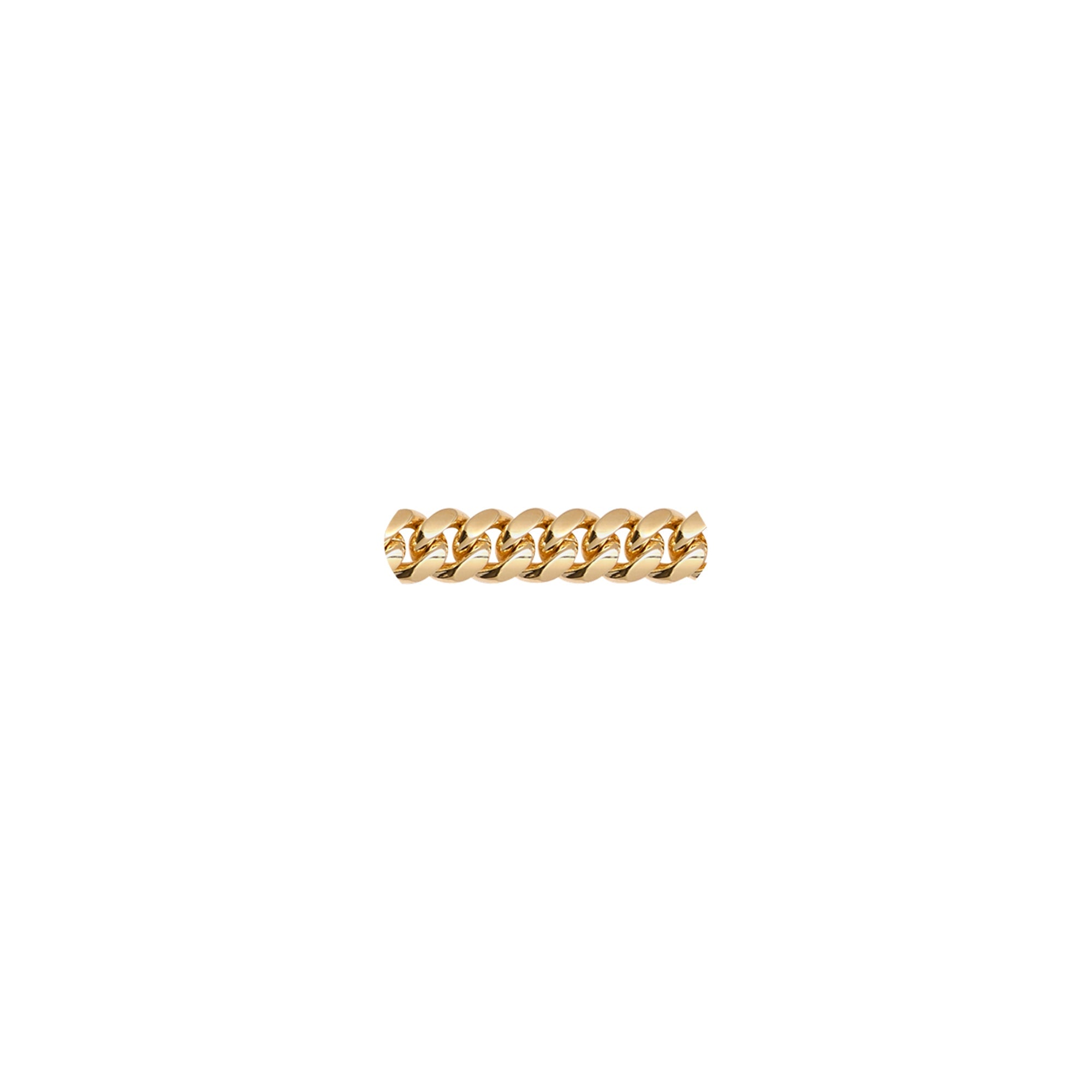 Bracelet Cubaine de Miami en or solide 14 carats 4,00 mm