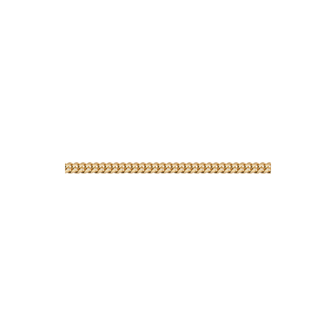 14K Solid Gold Miami Cuban Box Lock Bracelet 5,50mm