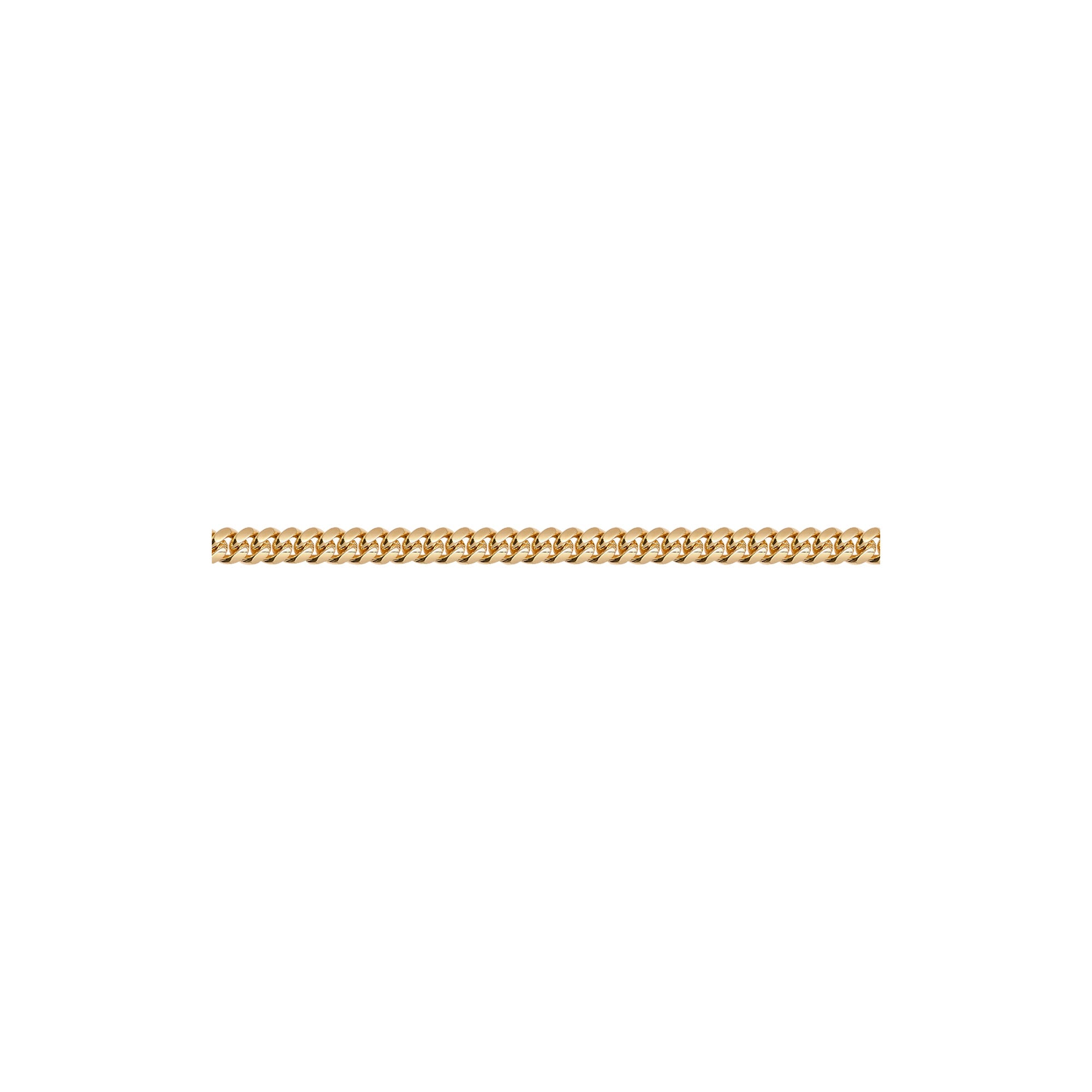 Bracelet Cubaine de Miami en or solide 14 carats avec Box lock 5,50 mm