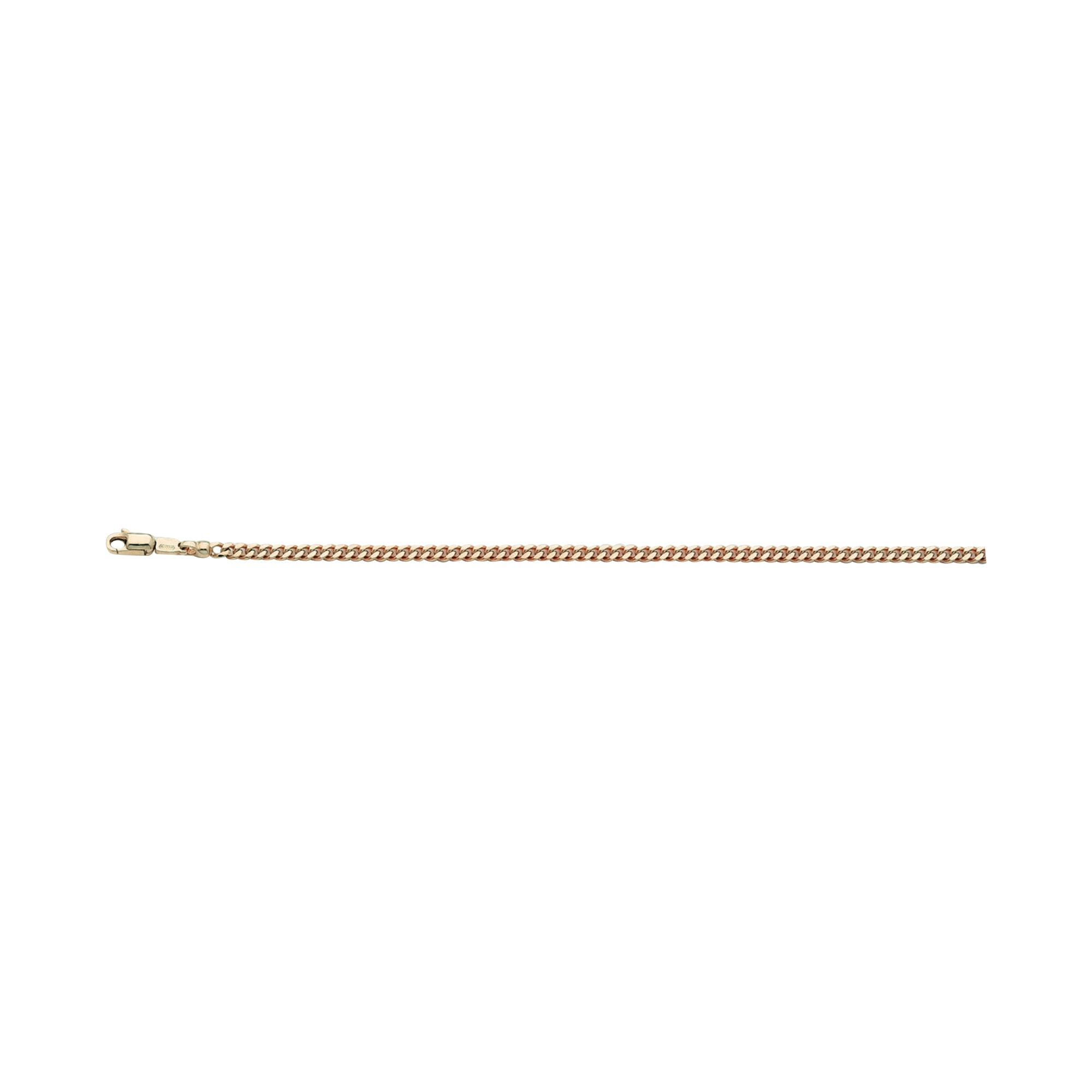18K Solid Gold Miami Cuban Link Chain 2,80mm - HANDMADE