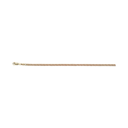 18K Solid Gold Miami Cuban Link Chain 2,80mm - HANDMADE