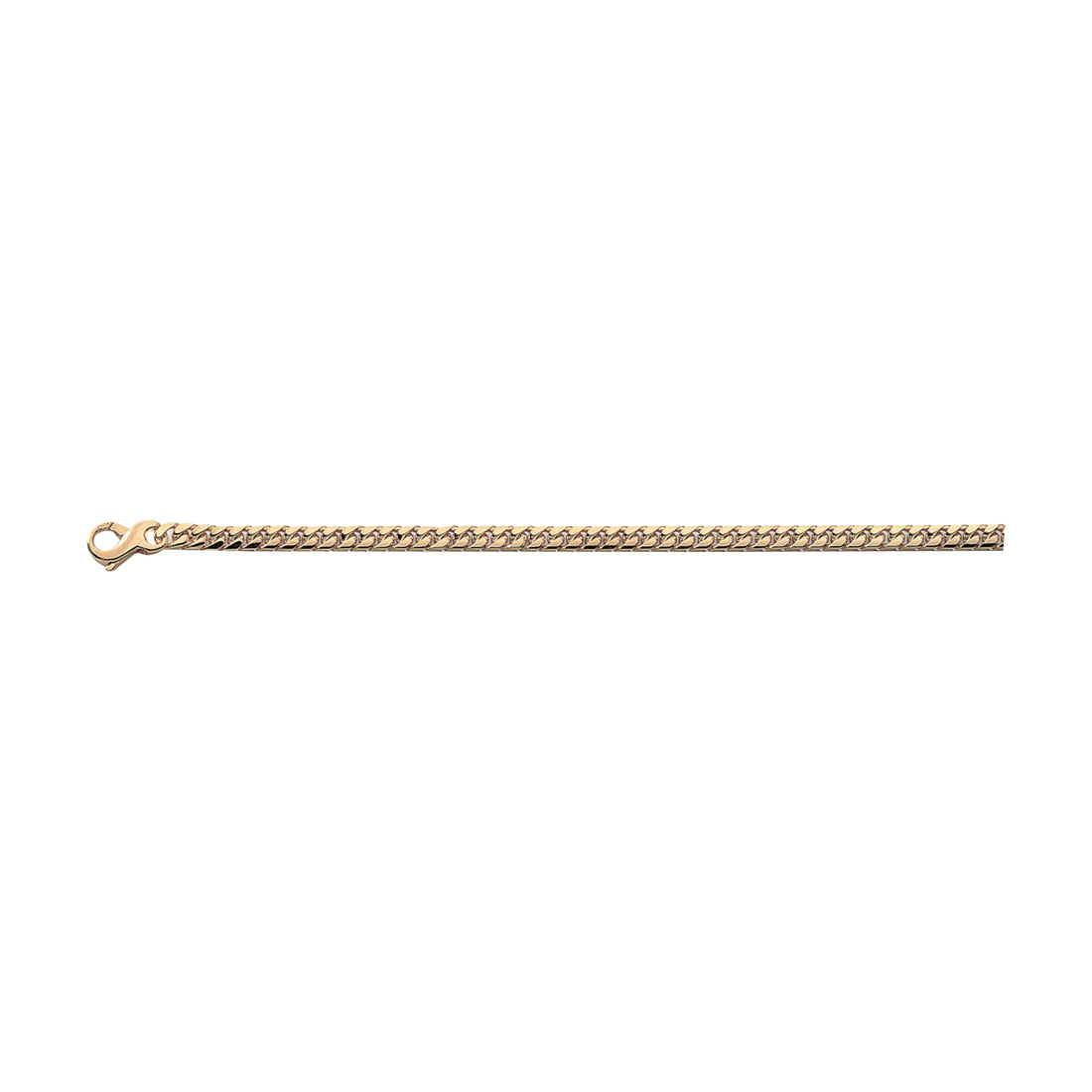 18K Massivgold Miami Cuban Link Kette 4,30mm - HANDGEFERTIGT