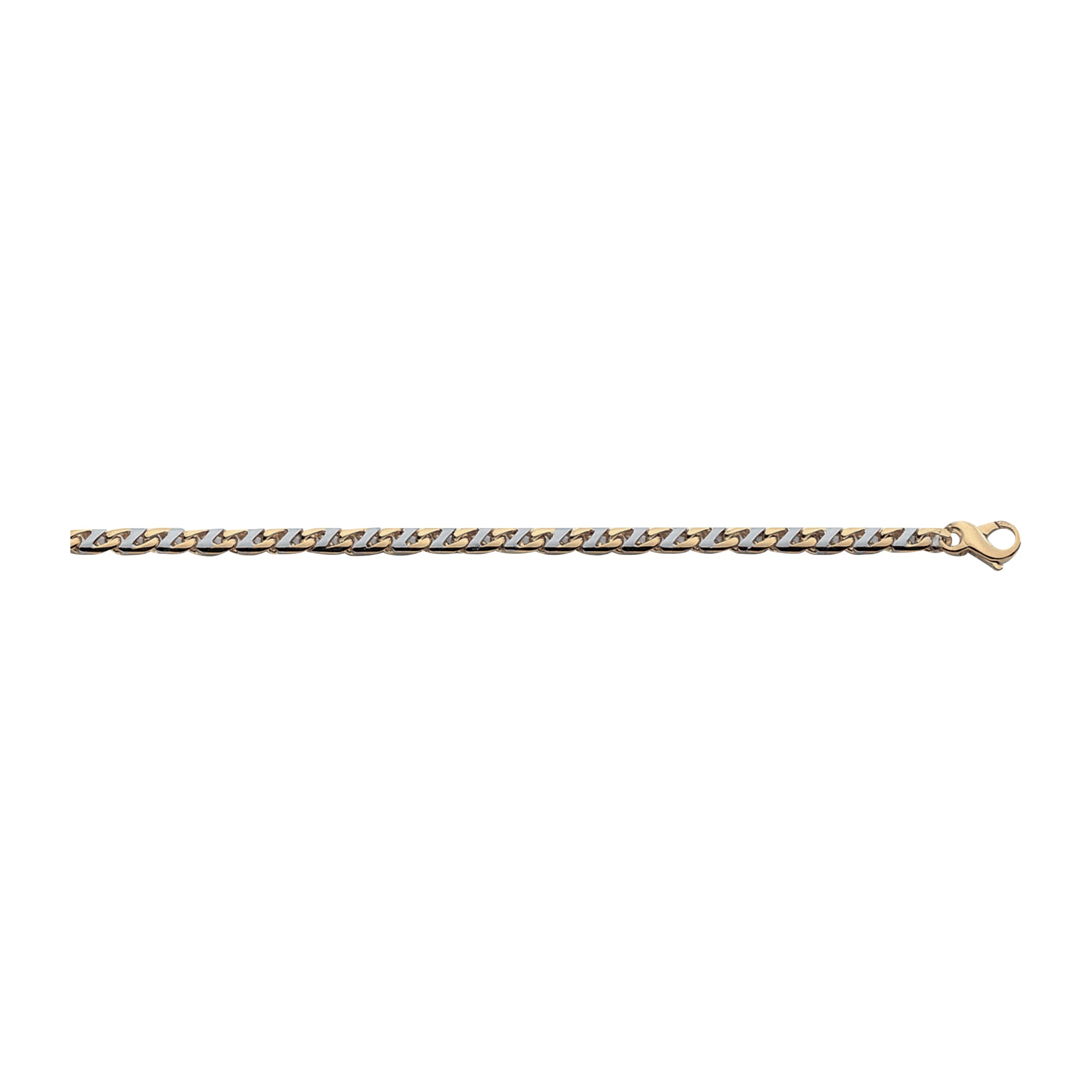 18K Solid Gold Z Chain S - HANDMADE