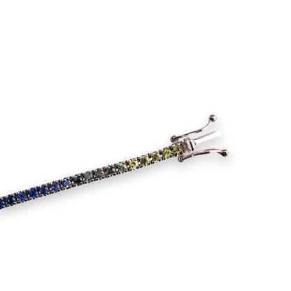 Bracelet Rainbow en or 18 carats - Saphirs de 4,00 ct