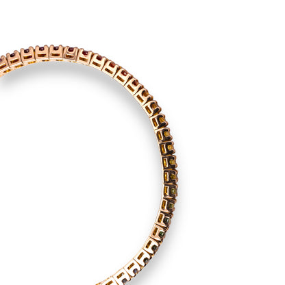 18K Gold Rainbow Bracelet - 4,00 ct Sapphires