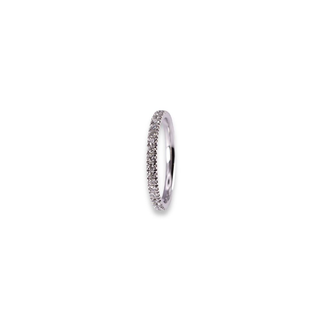 18K Gold Eternity Ring - 0,35 ct Diamonds